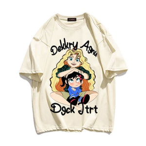 Vintage Cartoon Girl T-shirt