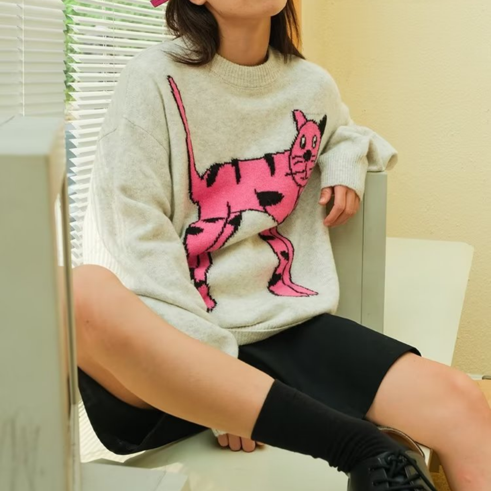 Women's Fun Cat Sweater