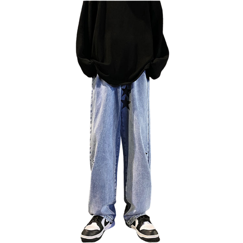 Urban Star Graphic Straight Leg Jeans