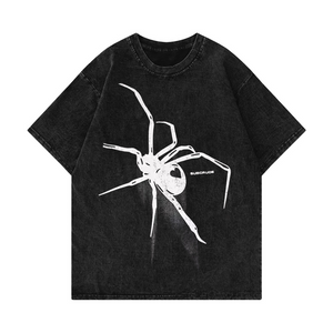 Simple Spider Print T-Shirt