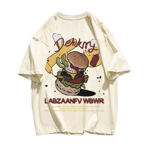 Vintage Cartoon Print T-Shirt