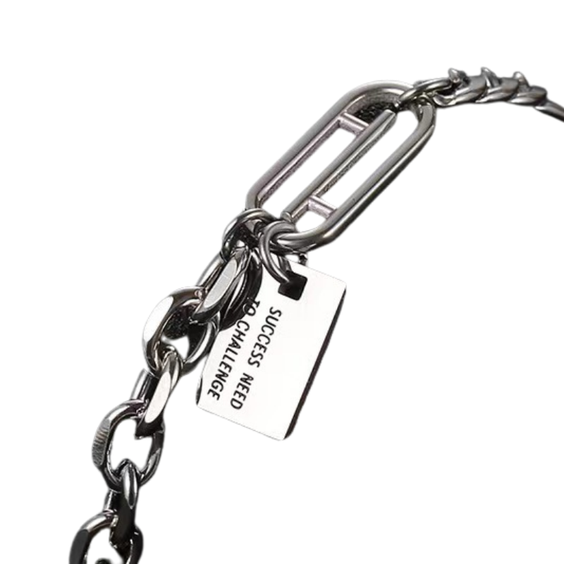 High Street Titanium Retro Hip Hop Bracelet