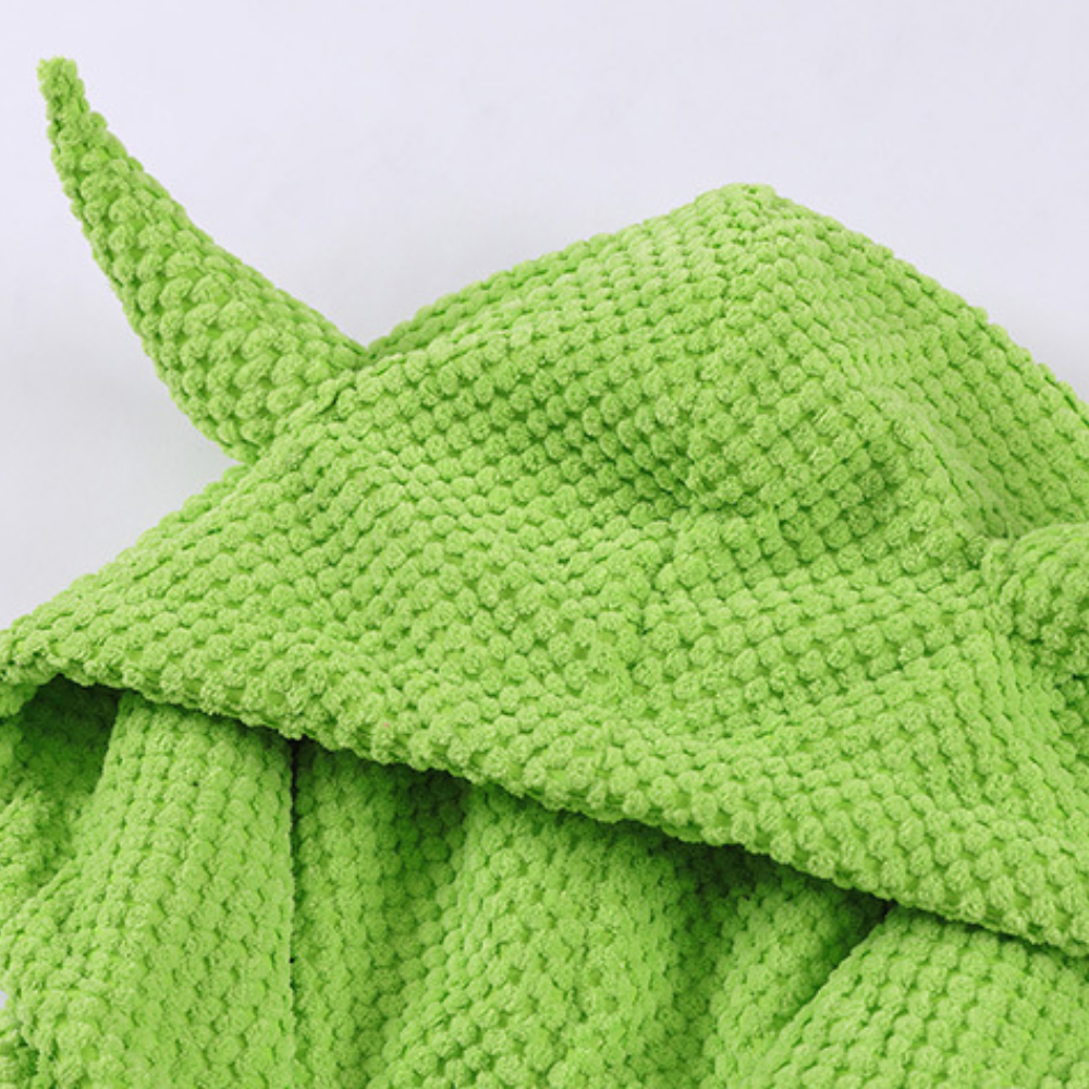 Street Little Devil Horn Solid Color Hoodie
