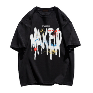 Street Alphabet Colorful Graffiti T-shirt