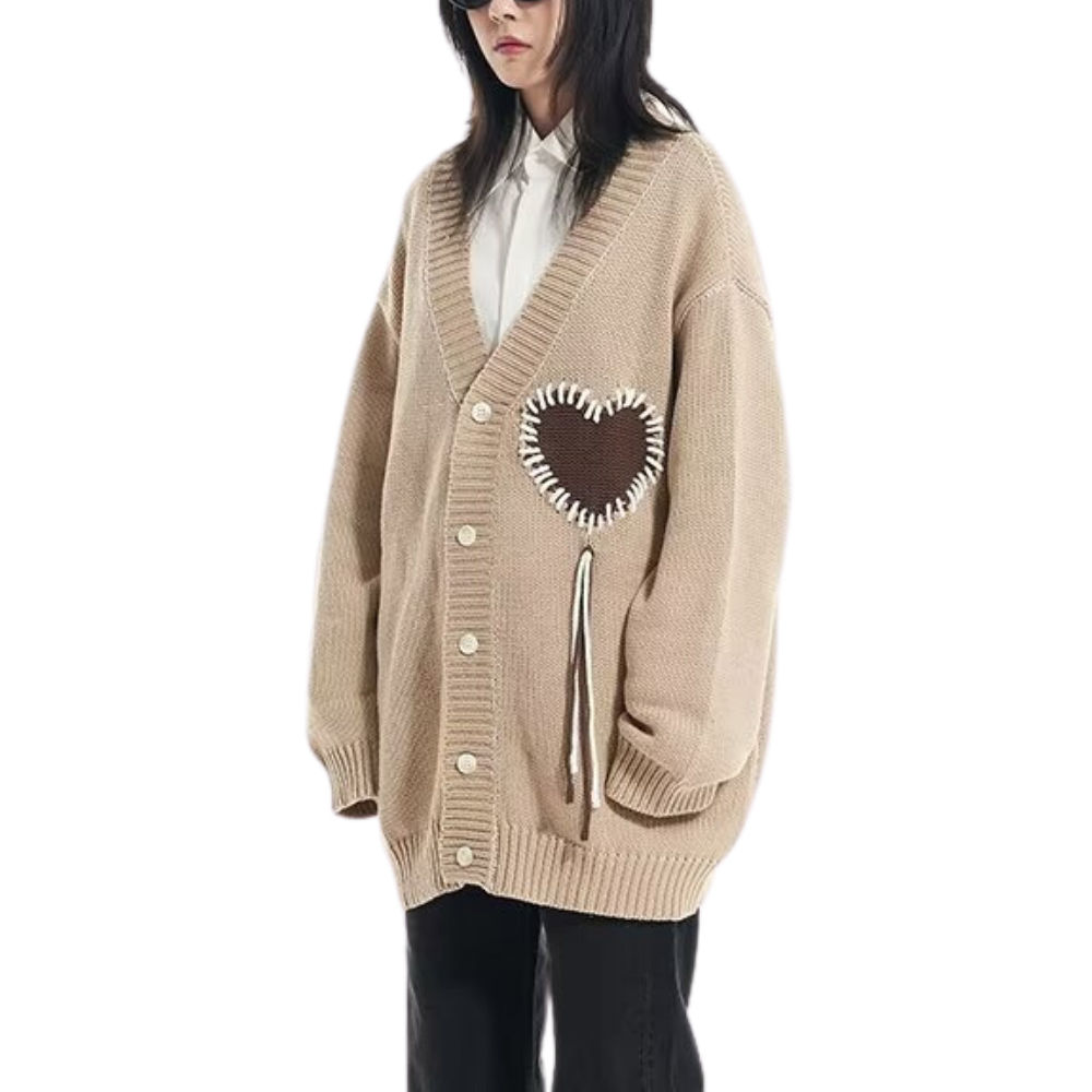 Heart Knit Cardigan
