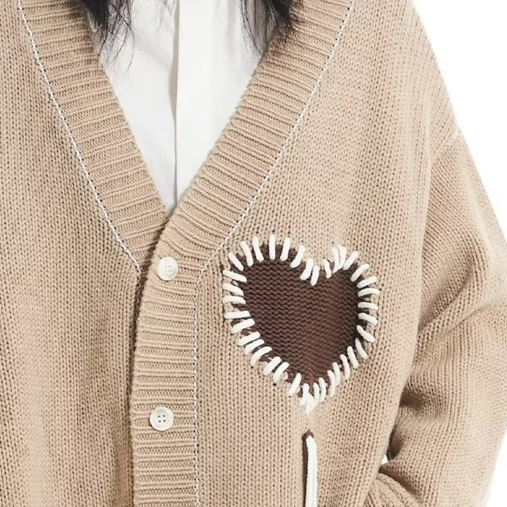 Heart Knit Cardigan
