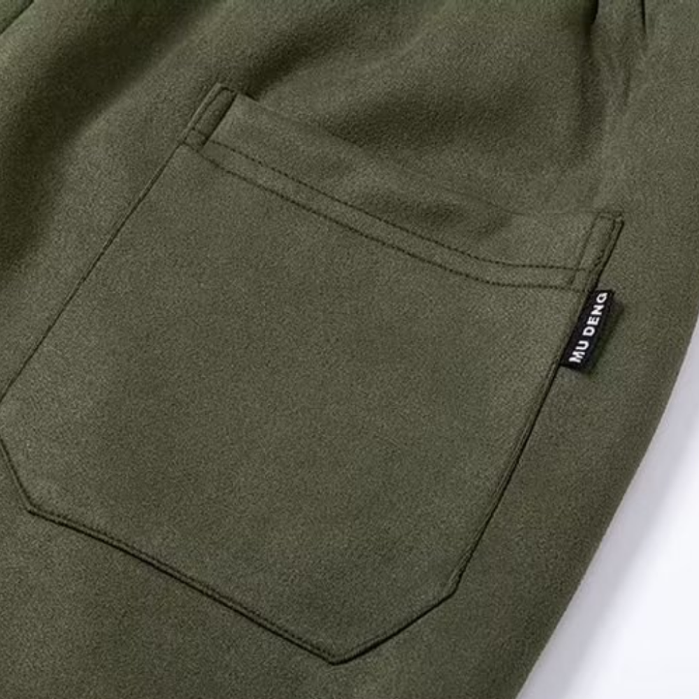 Vintage Letter Print Sweatpants