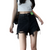 Women's High Waisted Solid Color Shorts