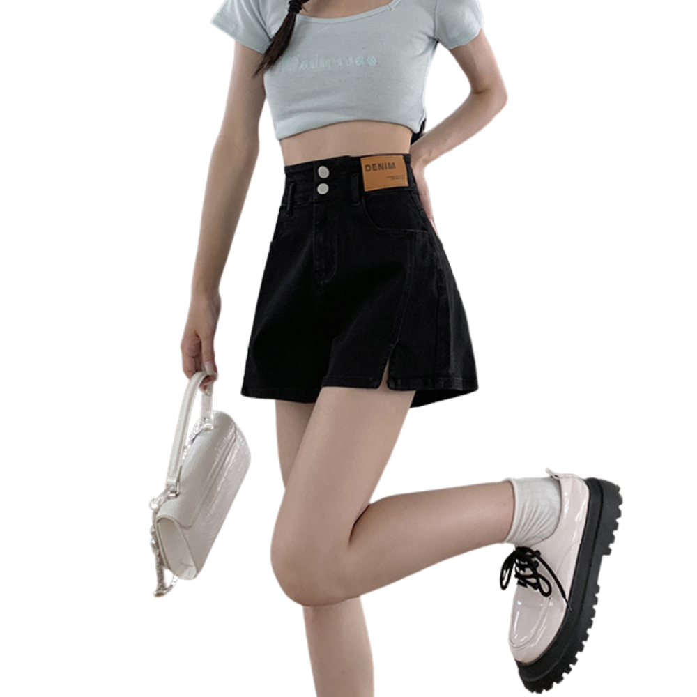 Women's Solid Color Slim Fit Jeans