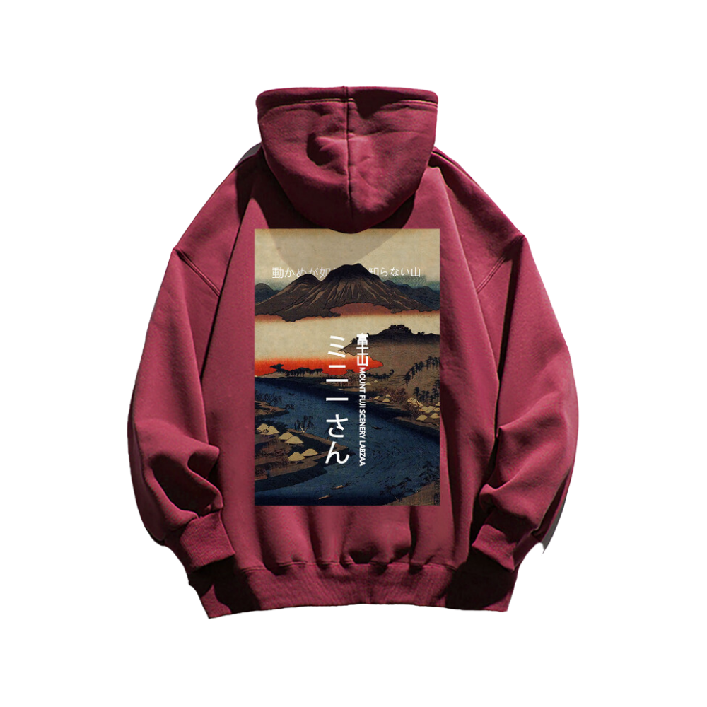 Scenery Print Hoodie