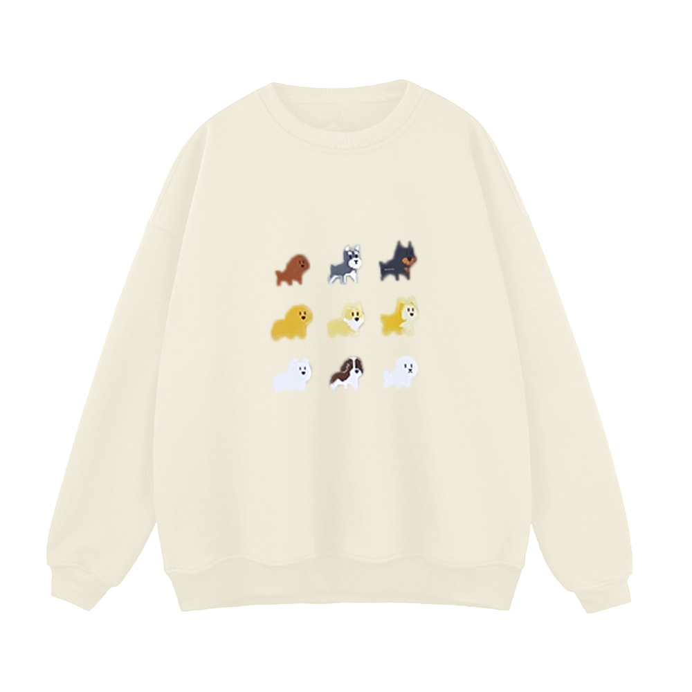 Cute Mini Animal Print Sweatshirt