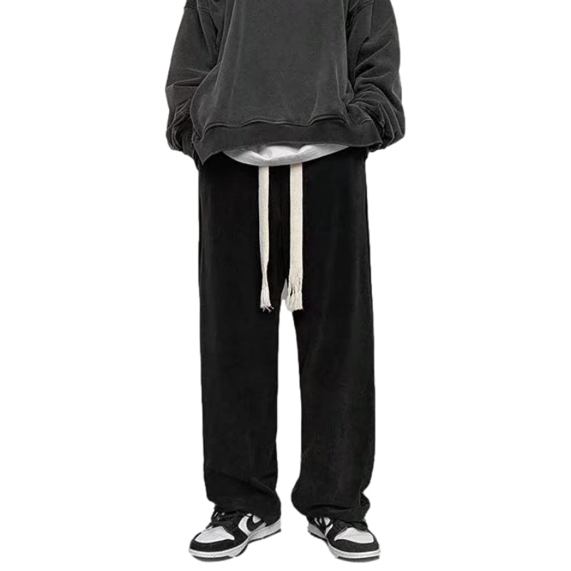 Plain Casual Sweatpants-1