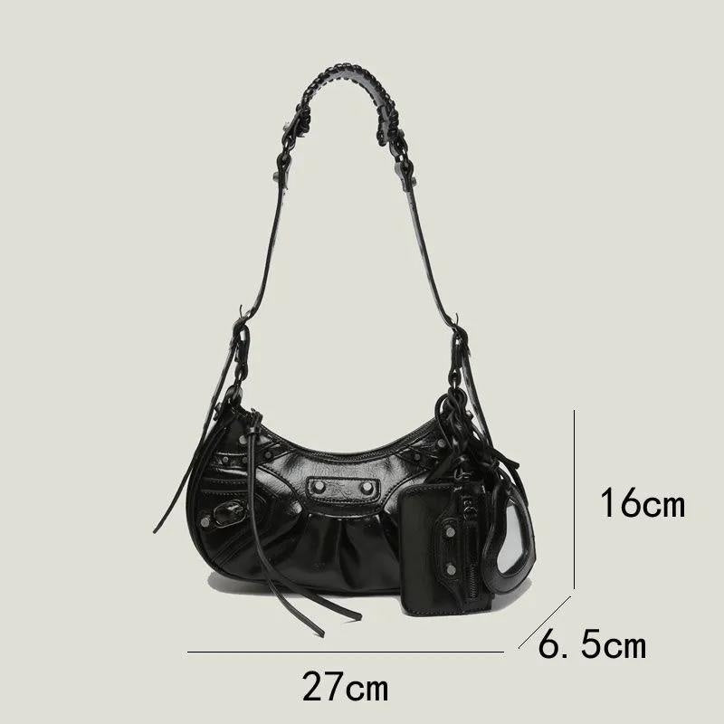 American Y2K Rivet Shoulder Bag