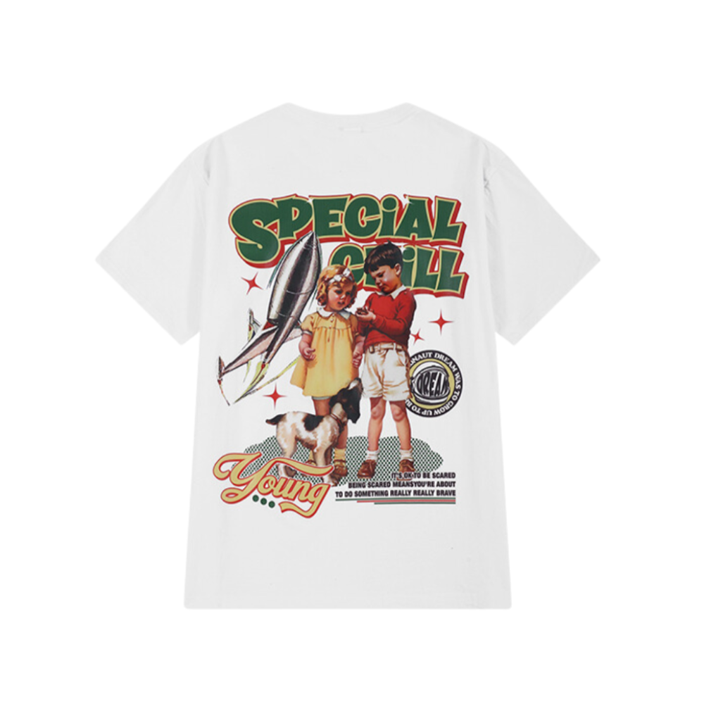 American Vintage Oversize Print T-shirt