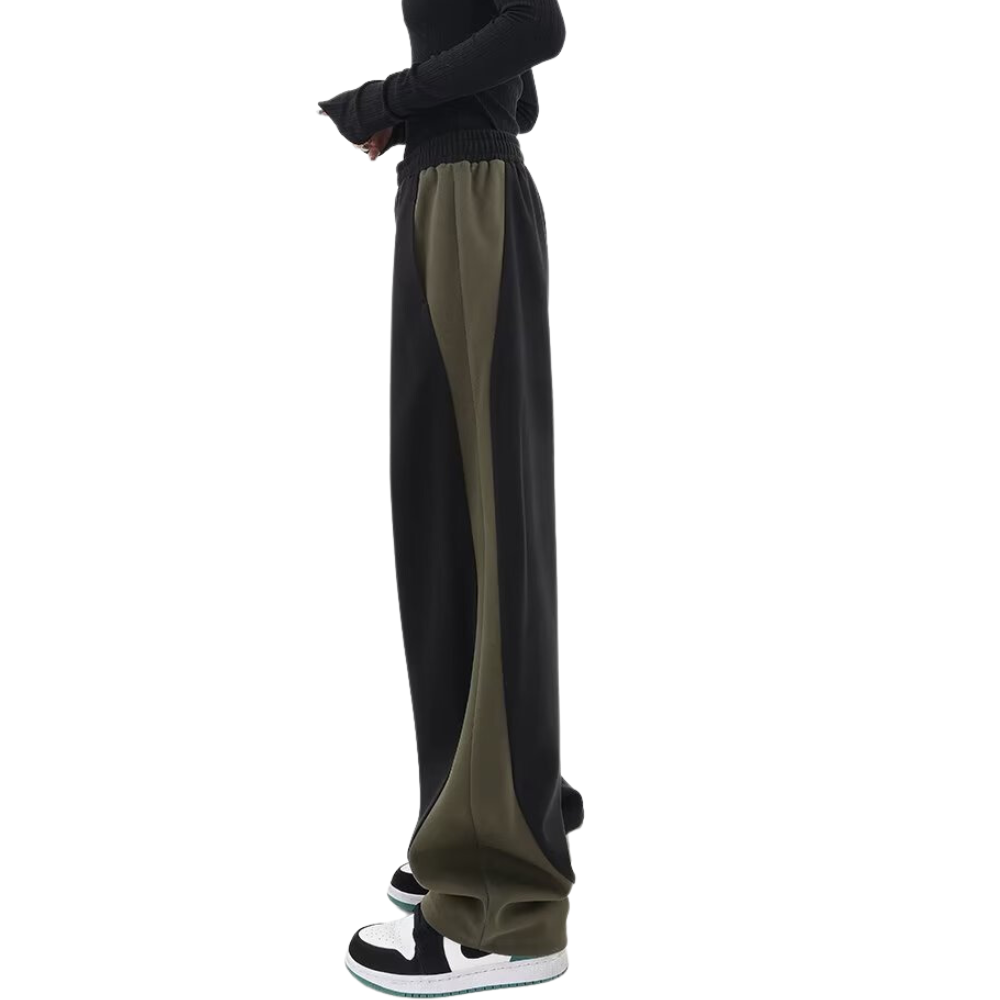 Street Artistic Panel Loose Sweatpants