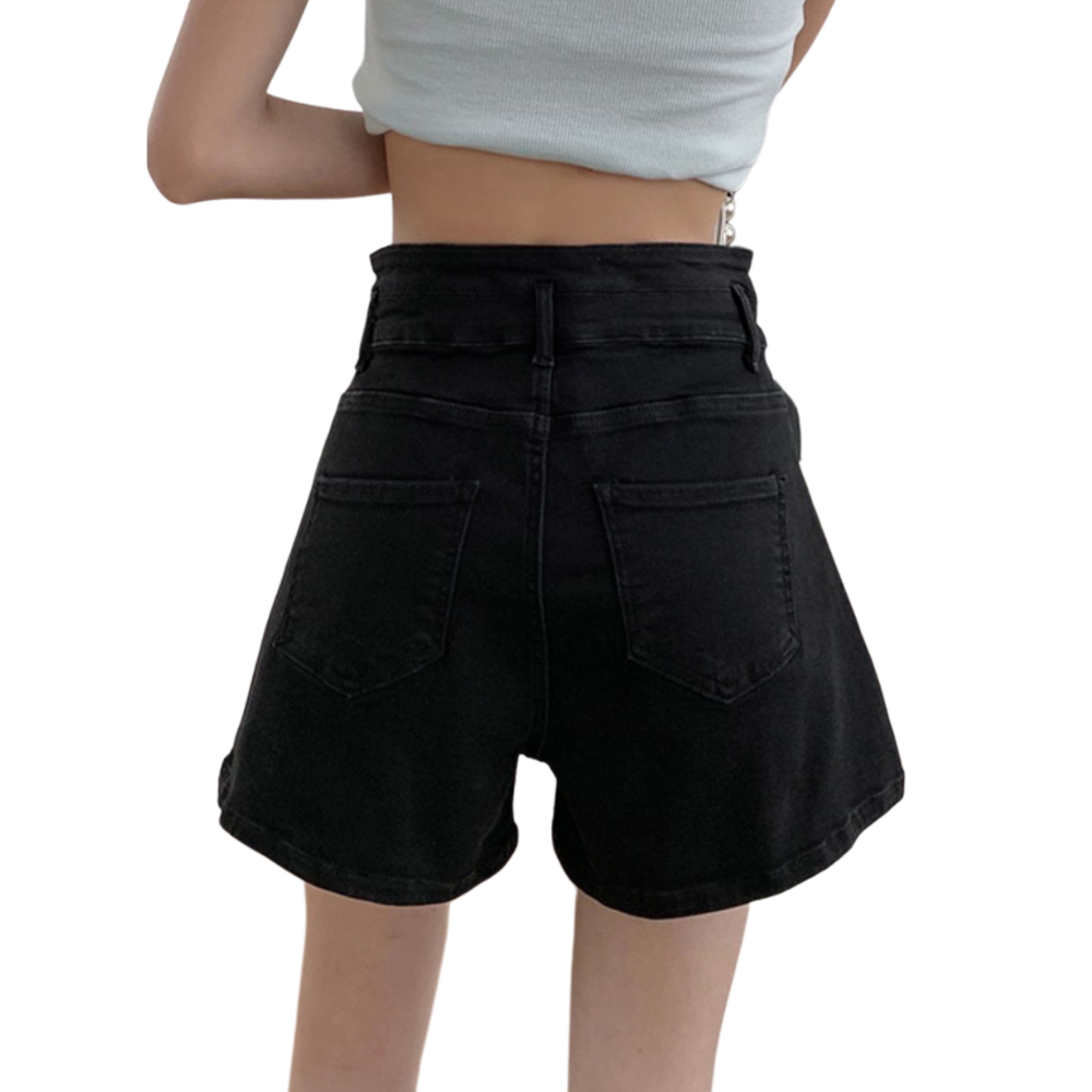 Women's Solid Color Slim Fit Jeans