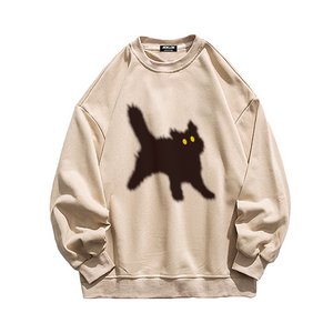 Angry Kitten Cotton Sweatshirt