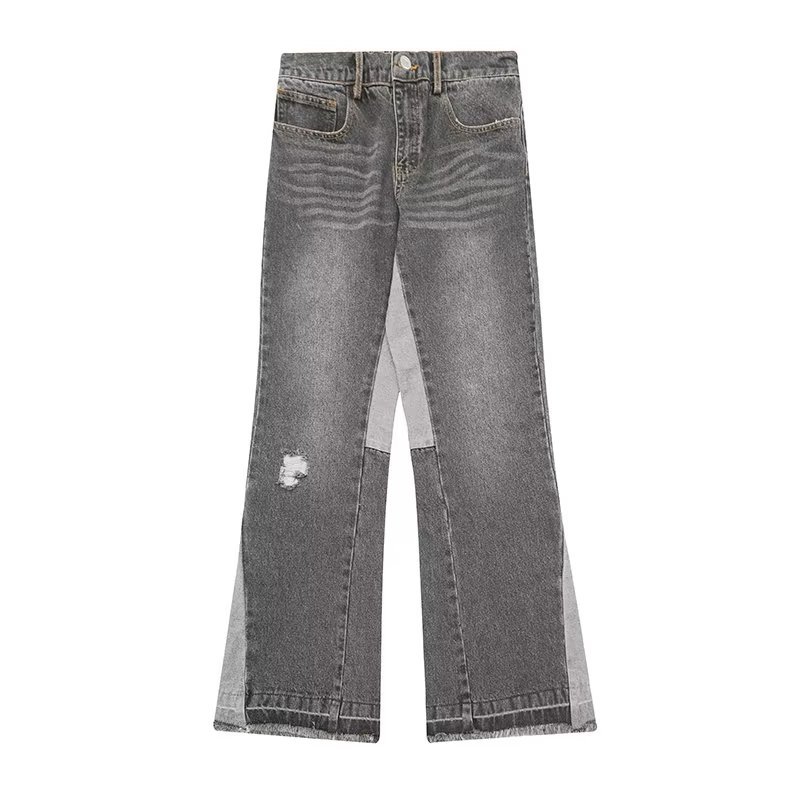 Patchwork Hole Jeans