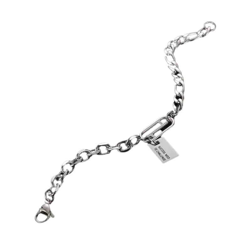 High Street Titanium Retro Hip Hop Bracelet