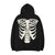 Street Dark Skeleton Graphic Hoodies