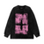 Distressed Graffiti Washed Sweatshirt