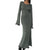 Women's Solid Color Backless Long Dress