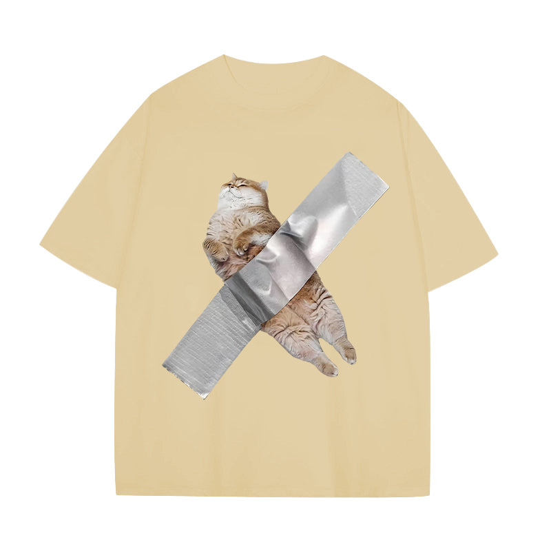 Unchained Cat Graphic T-Shirt