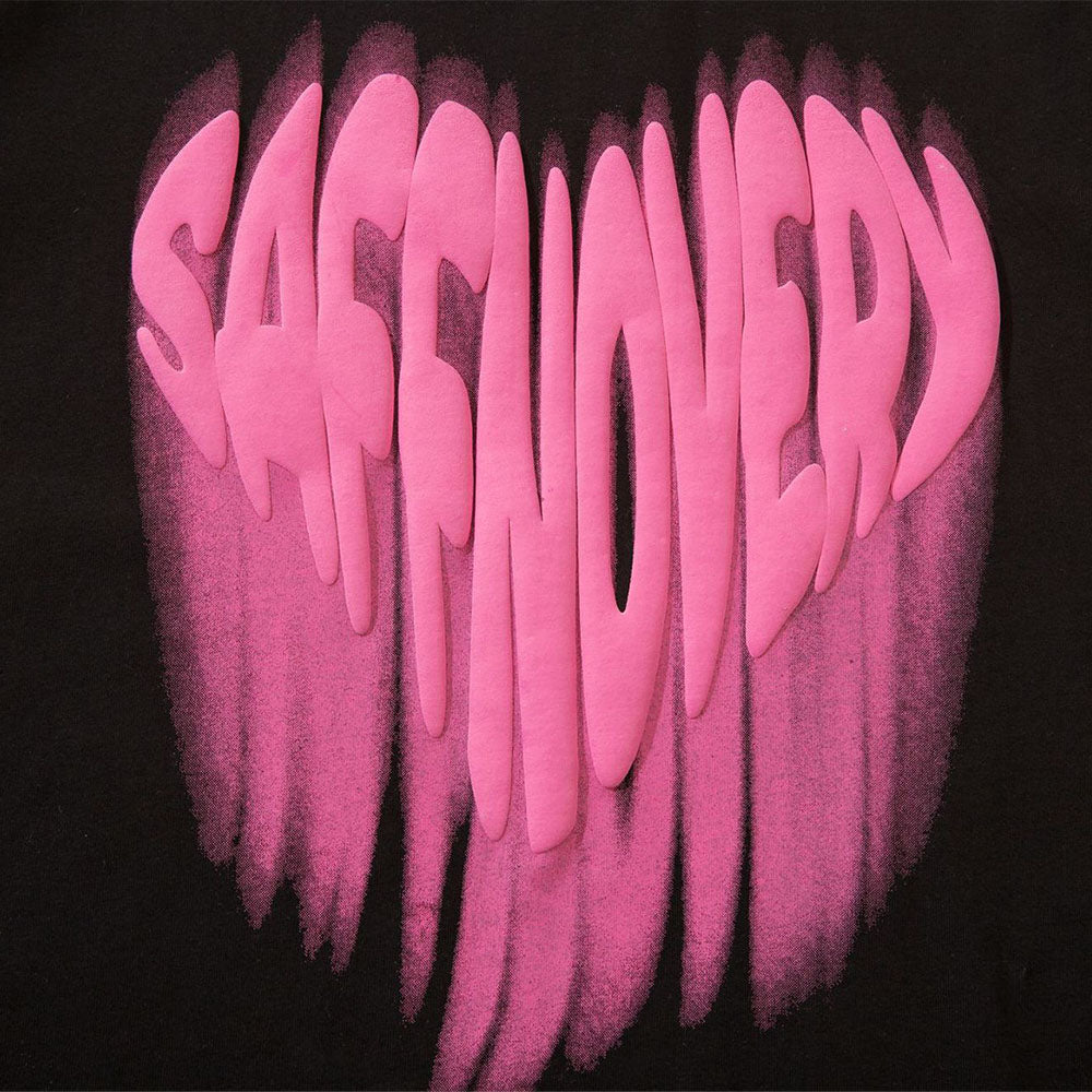 Urban Heart Letter Graffiti Cotton T-Shirt