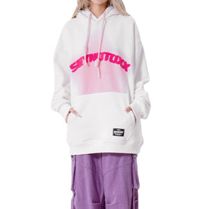 Women's Star Towel Embroidery Gradient Hoodie