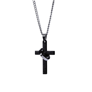 Aoklok Crucifix And Ring Necklace