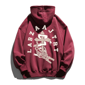 Urban Bold Graphic Cotton Hoodie