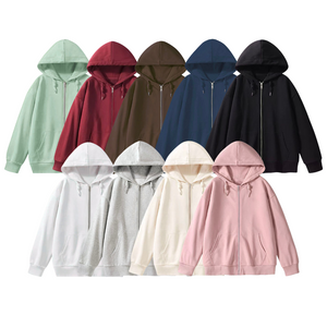 Premium Zipper Organic Hoodies